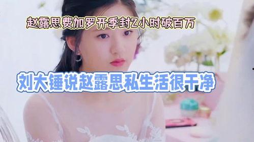 刘大锤最新爆料赵露思,娱乐圈新瓜来袭！  第1张